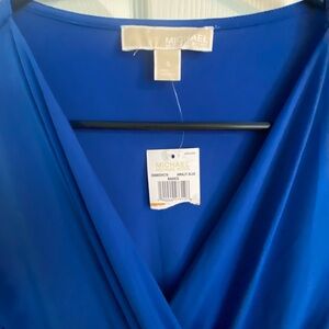 Michael Kors Royal Blue V-Neck Dress